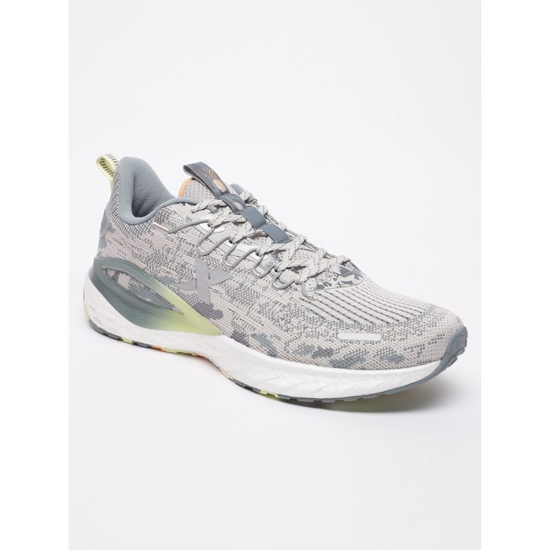 Xtep Men Grey & Textured Comfort Running Shoes (EURO 41)