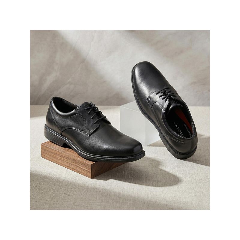 Rockport Charlesroad Plaintoe and Lace Ups Leather Shoe Derbies (UK 7.5)