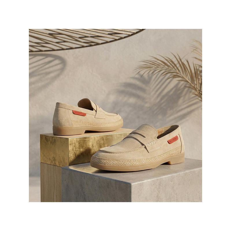 Rockport Men Beige Casual Loafers (UK 6)