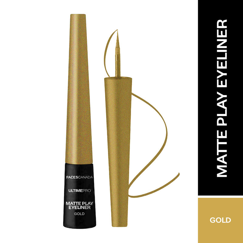 Faces Canada Ultime Pro Matte Play Eyeliner - Gold