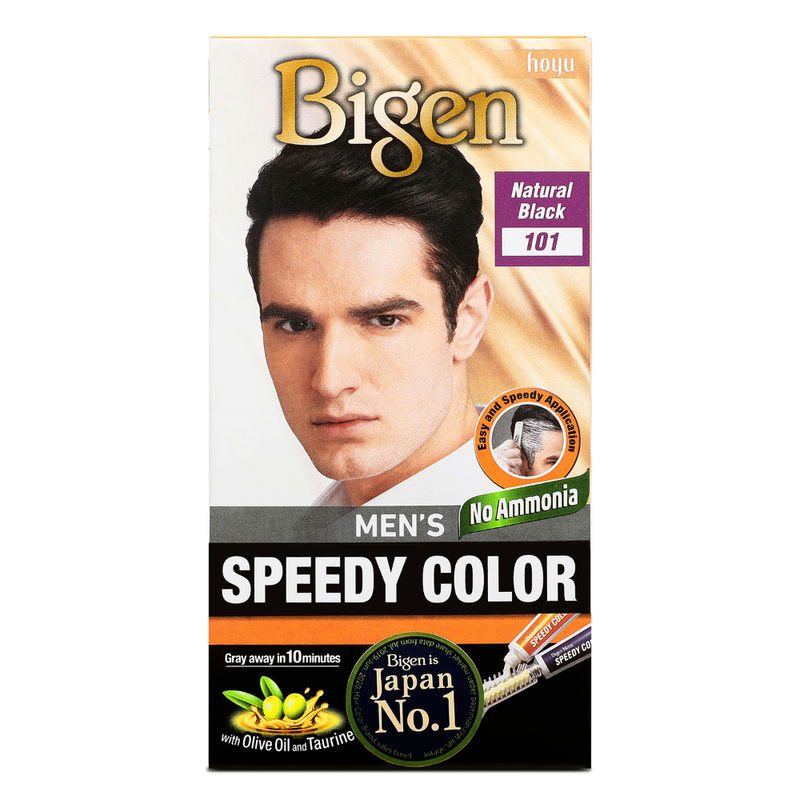 Bigen Men's Speedy Hair Color - Natural Black 101
