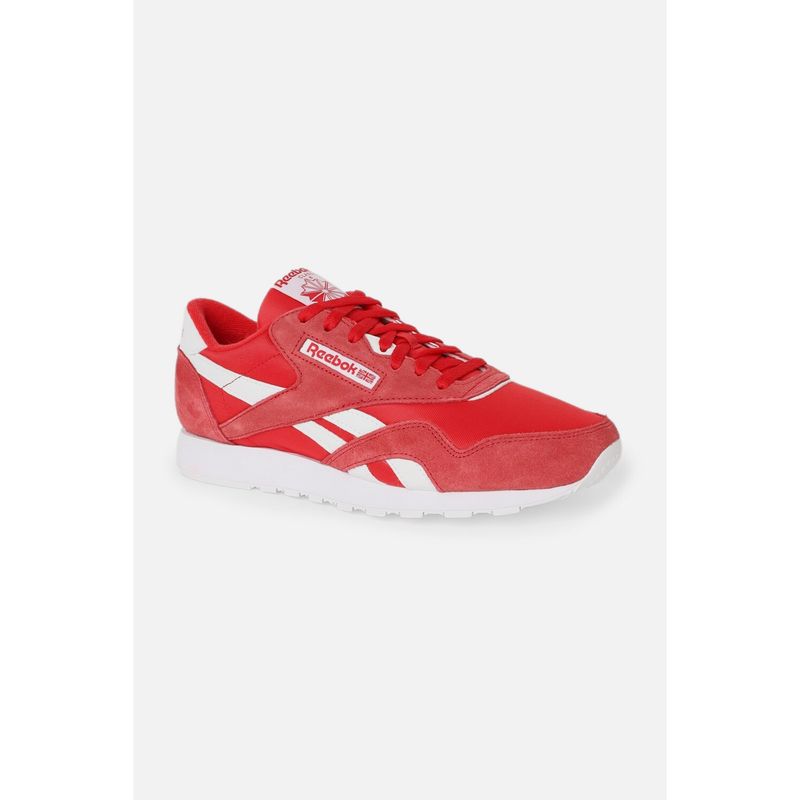 Reebok Men Classic Nylon Classics Red Sneakers (UK 10)