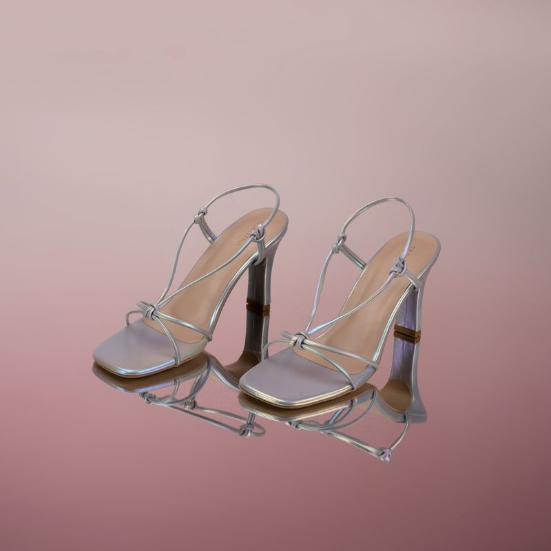 Scentra Vivian Sky Blue Strappy Heels (EURO 41)