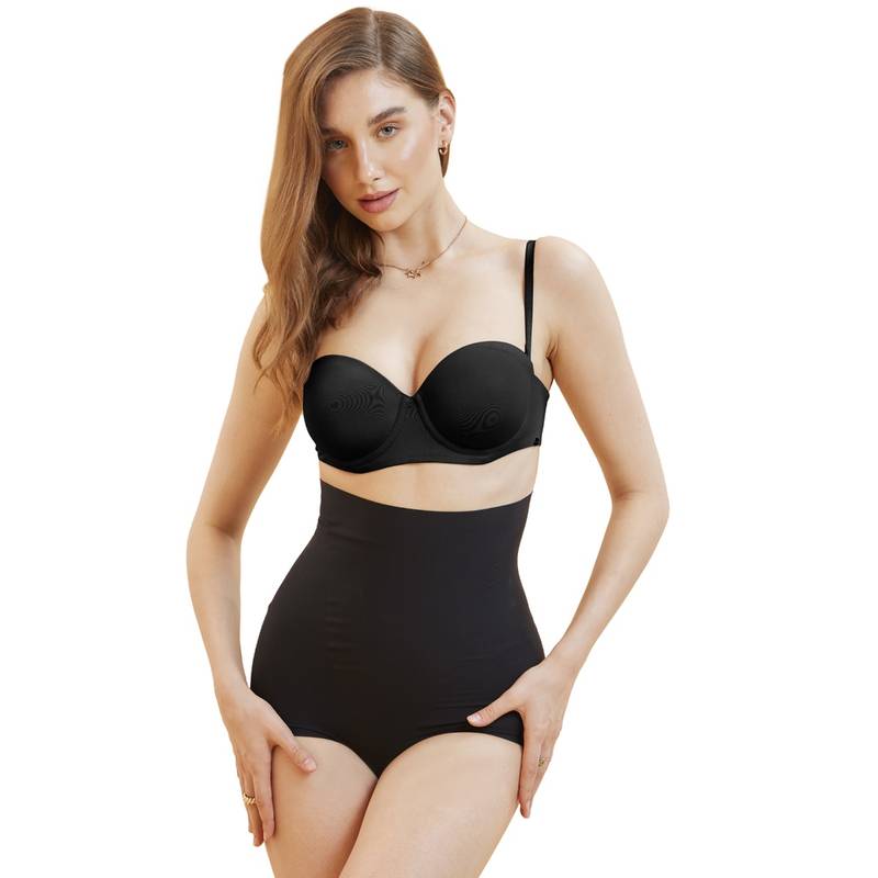 Enamor Womens BR11-High Waist Slimmer Body Shapewear (M)