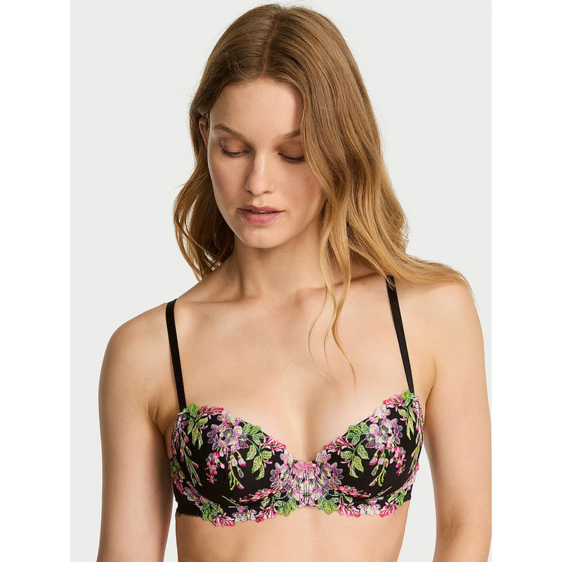 Victoria's Secret Multi-Color Wisteria Lightly Lined Demi Bra (32A)