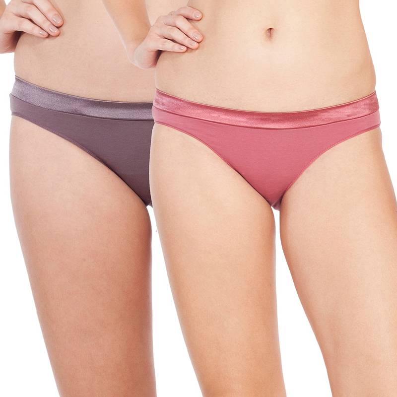 SOIE Women Low Rise Bikini (Pack of 2) (XL)