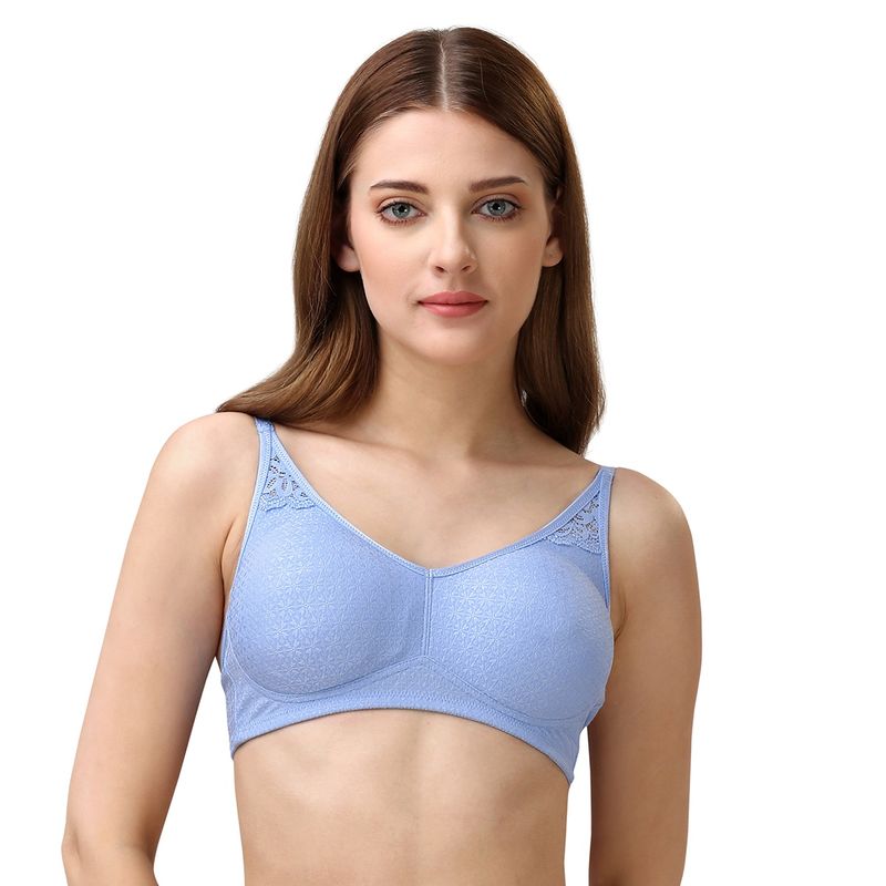 Buy SOIE Women Non Padded Non Wired Medium Coverage Lace T-Shirt Bra Online