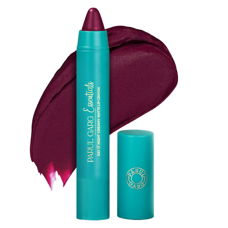 Parul Garg Beauty Crayon Lipstick, Comfort Matte for Indian Skintone - Bold Beauty, Deep Wine