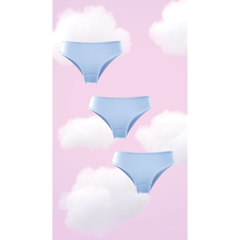 NeceSera Supima Modal Hipster Nessies Airy Blue (Pack of 3) (S)