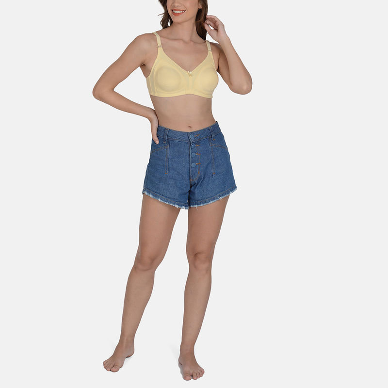 Mod & Shy Women Non-Padded Non-Wired T-Shirt Bra Beige (34B)