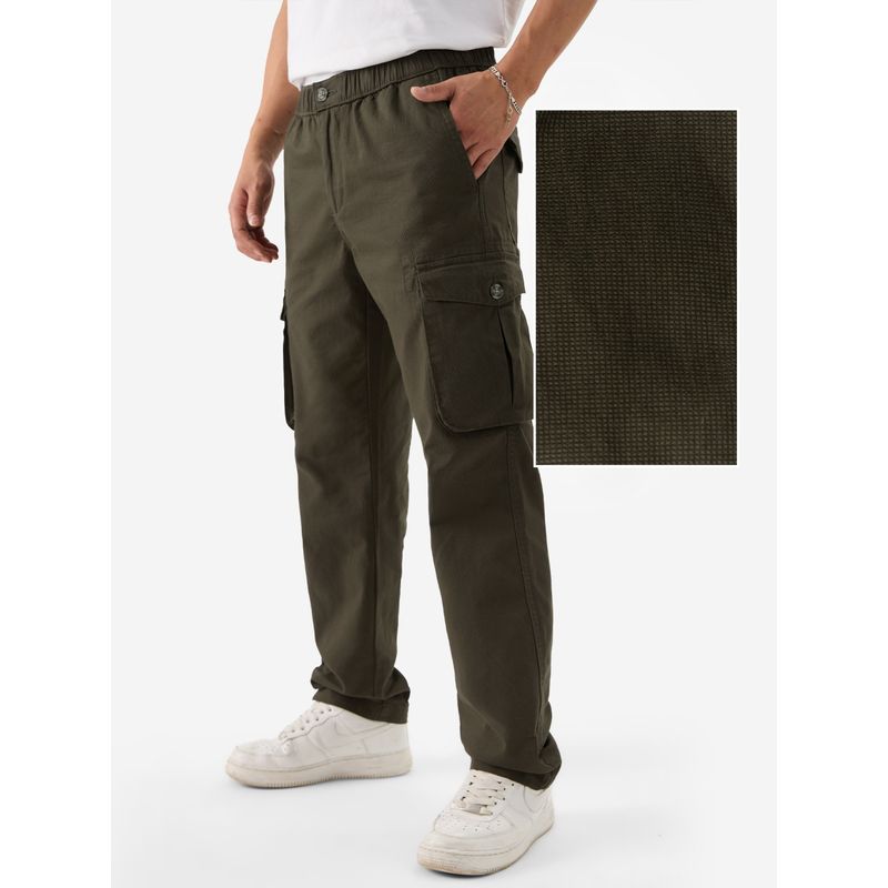 Buy The Souled Store Green Town Men Cargo Pants Online