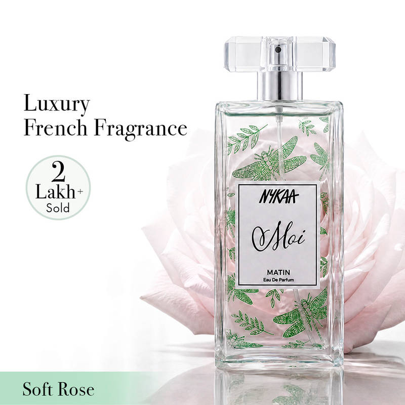 Maison Moi Matin Soft Rose Long-Lasting Perfume For Women | Floral Musky | Cedarwood, Magnolia