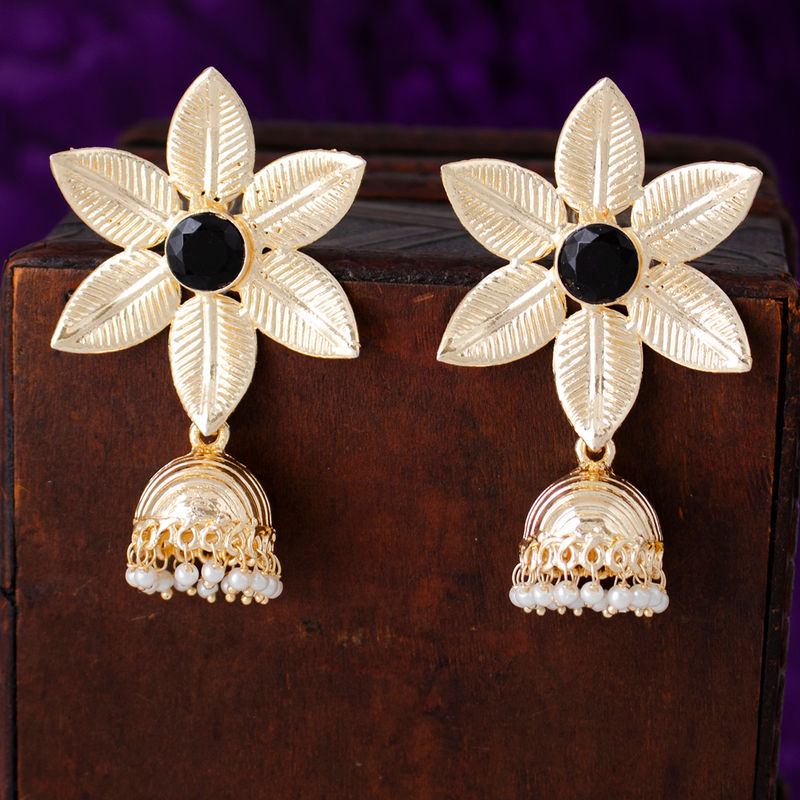 Sukkhi Blossomy Gold Plated Pearl Jhumki Earring For Women SKR56839 Buy  Sukkhi Blossomy Gold Plated Pearl Jhumki Earring For Women SKR56839  Online at Best Price in India  Nykaa