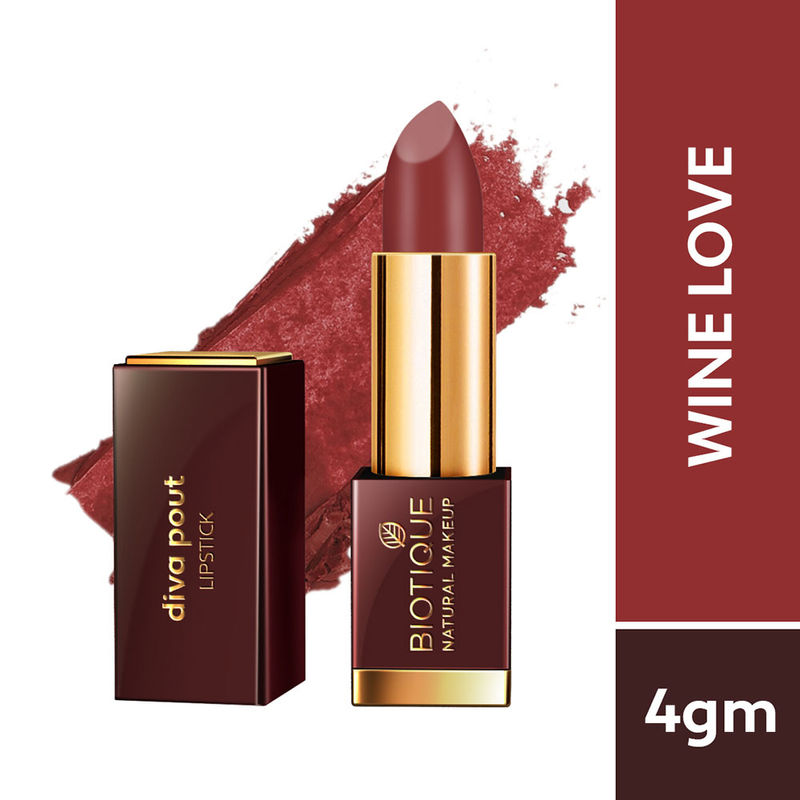 Biotique Diva Pout Lipstick - Wine Love