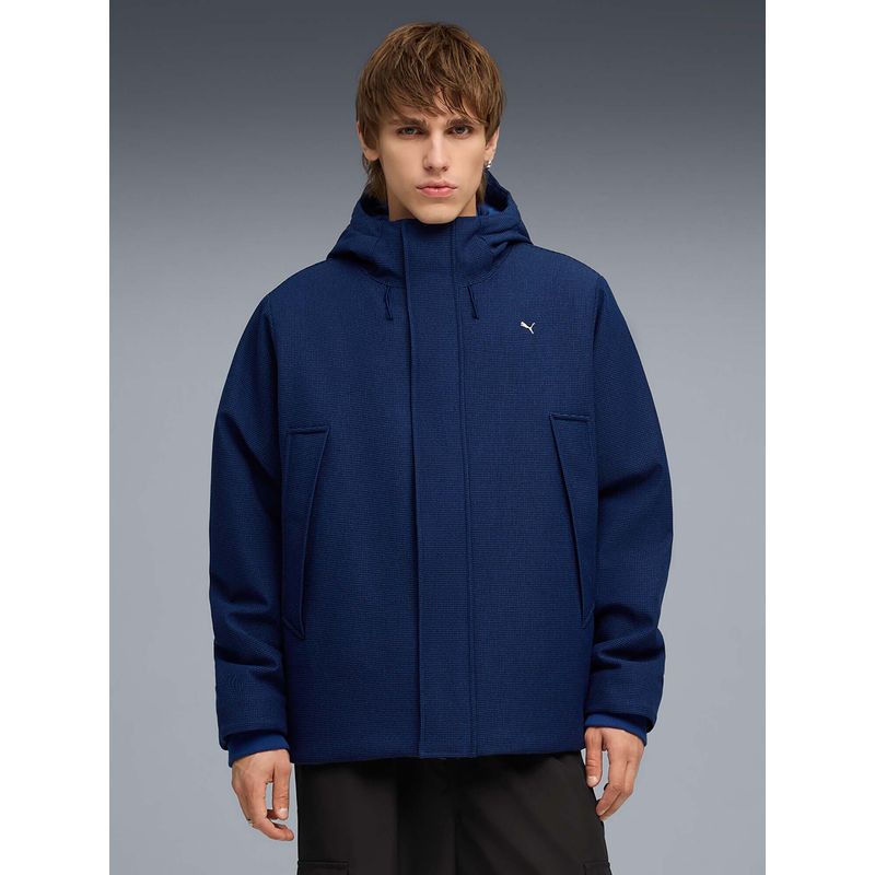 Puma MMQ Men Blue Checks PrimaLoft Jacket (M)