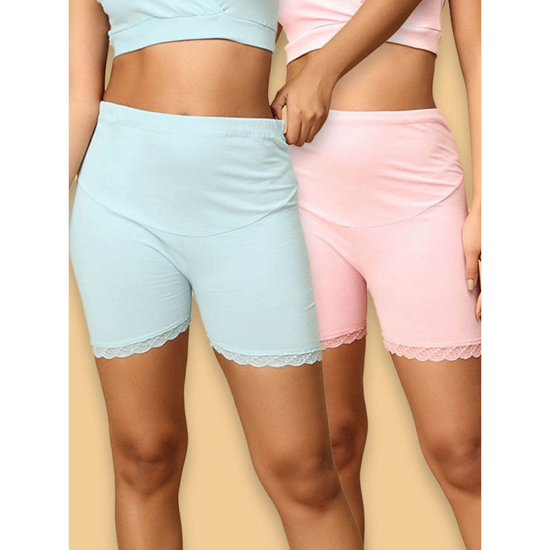 The Mom Store High Waist Mama Boyshorts (Pack of 2) (XL)