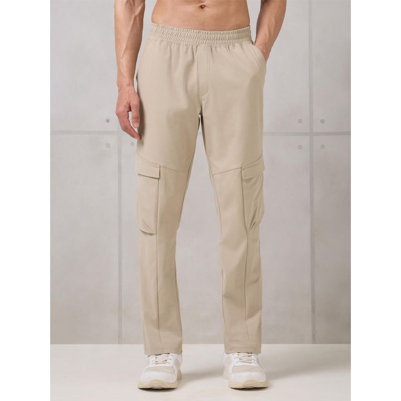 Technosport Men Active Out Cargo Trackpants with Duracool+ for Gym (L)