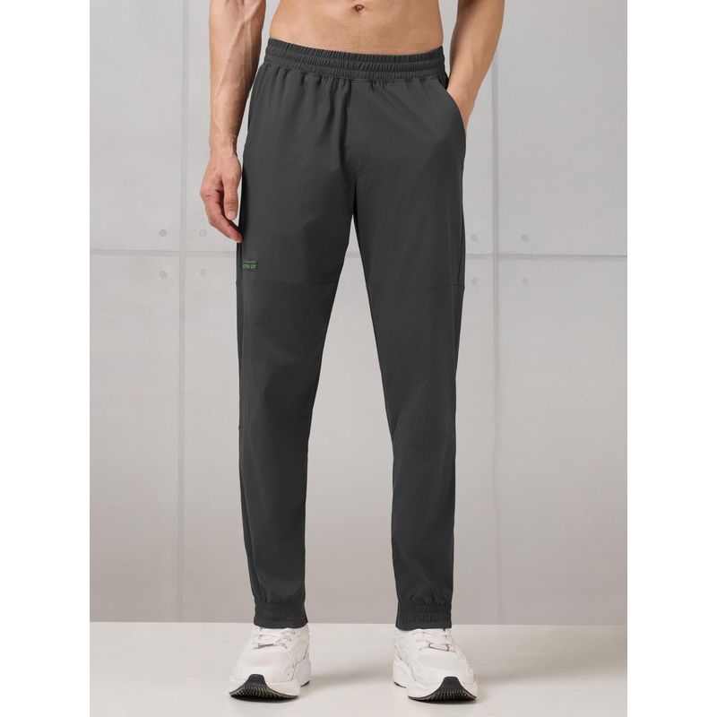 Technosport Men Slim Fit Active Out Joggers Trackpants with Ts Flexi for Gym (L)