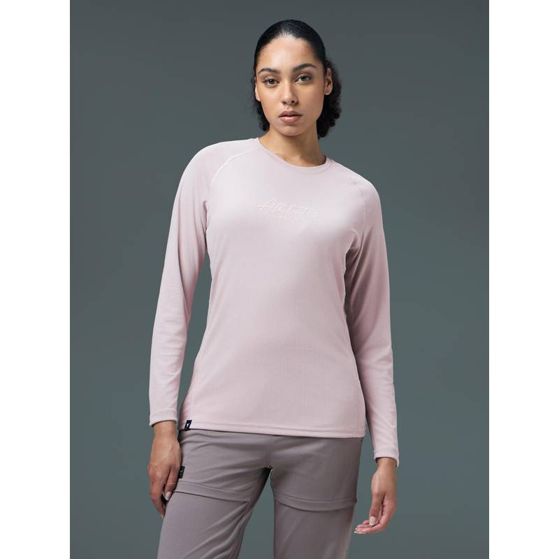 Technosport Women Printed Sports T-Shirt for Yoga and Fitness with Technocool+ - Pink (M)