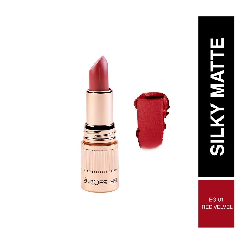 Europe Girl Silky Matte Lipstick - EG-01 Red Velvet