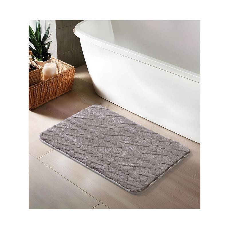 OBSESSIONS 850 GSM Polyester Bathmat - Charcoal (S)