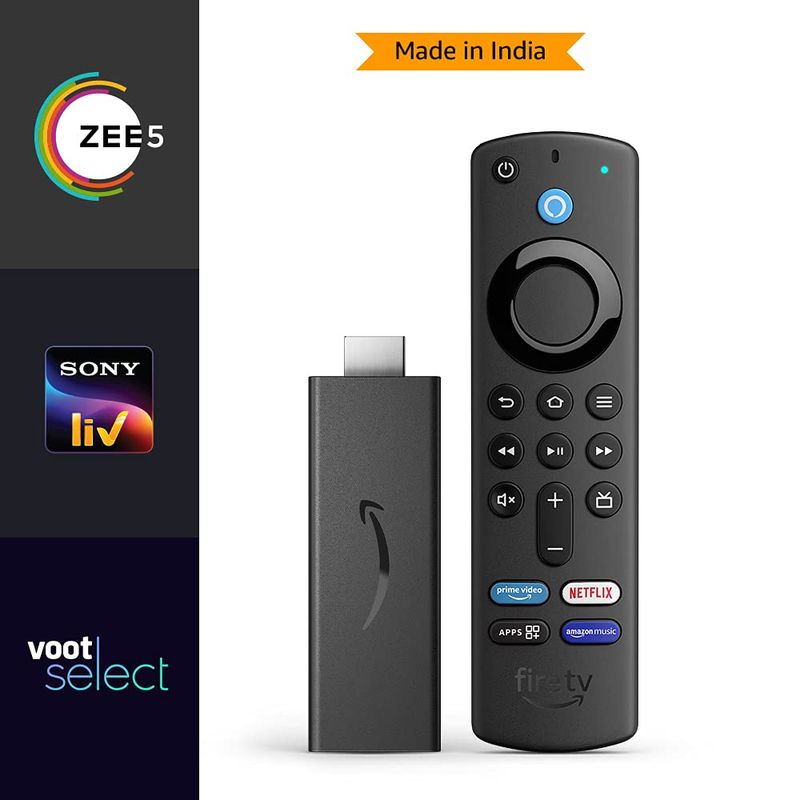 Buy Amazon Fire TV Stick Plus 2021 includes ZEE5 SonyLIV Voot