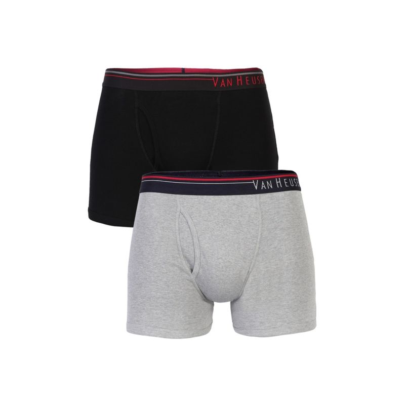 Van Heusen Men Pack of 2 Antibacterial & Colour Fresh Boxer Briefs - Multicolour