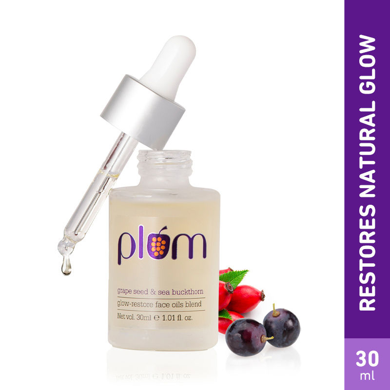 Plum Grape Seed & Sea Buckthorn Glow-Restore Face Oils Blend