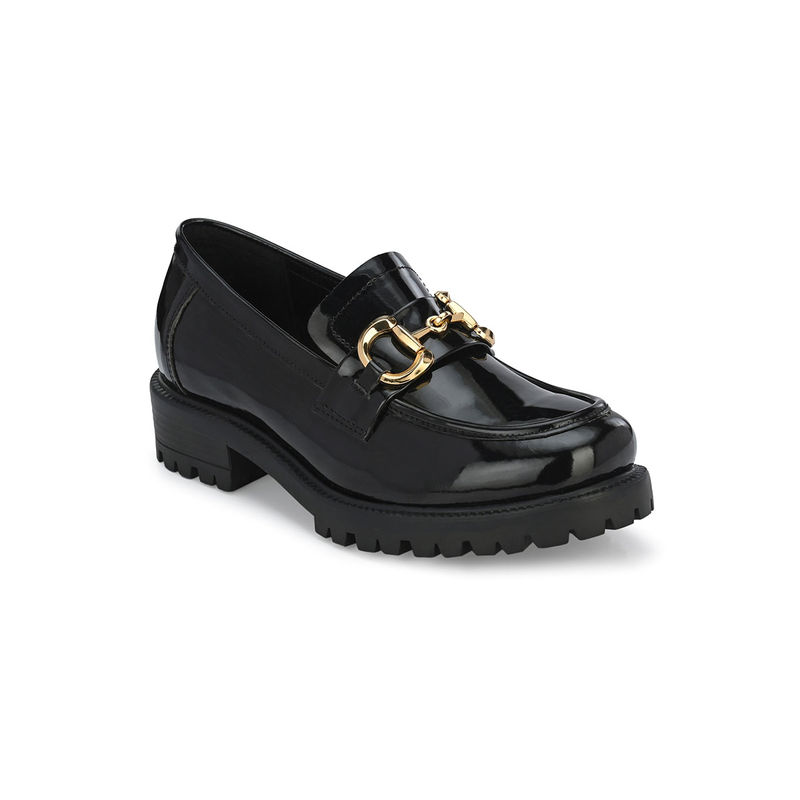 CARLO ROMANO Black Loafer for Women (UK 5)