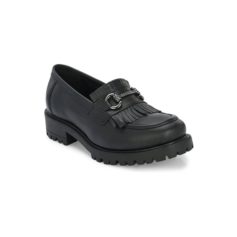 CARLO ROMANO Black Colour Loafer for Women (UK 6)
