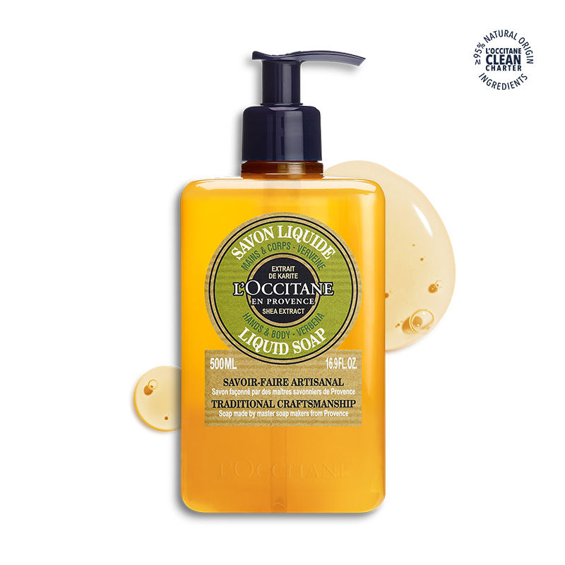 L'Occitane Shea Butter Extract Liquid Soap - Verbena For Dry To Very Dry Skin