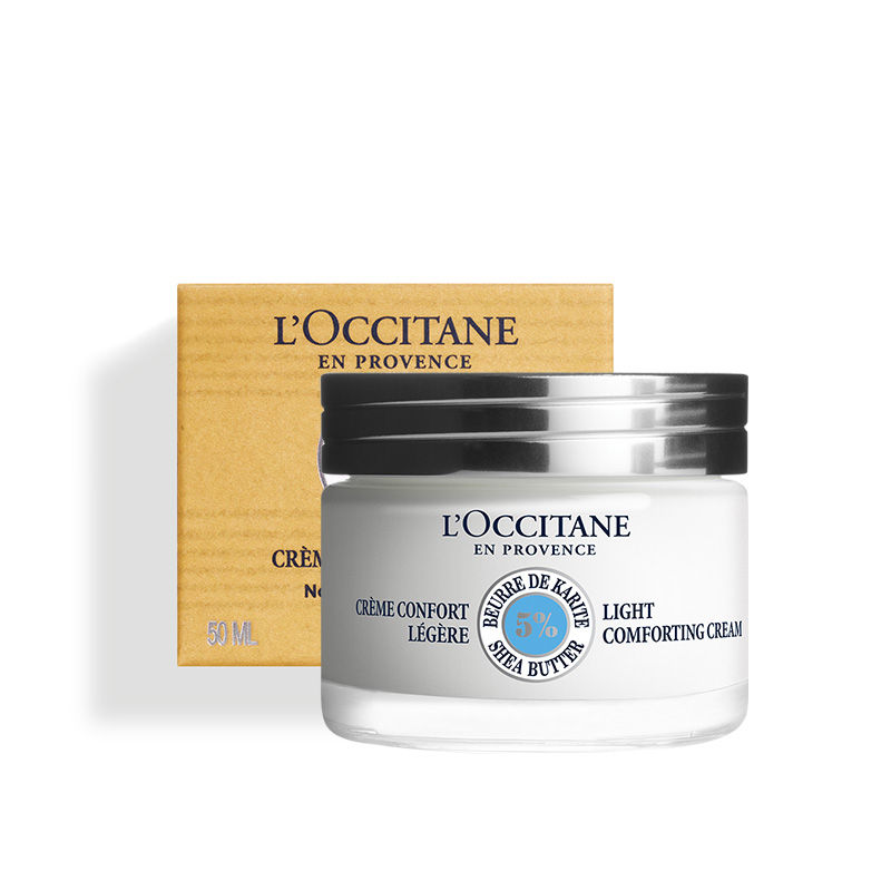L'Occitane Shea Butter Light Comforting Face Cream, 50ml