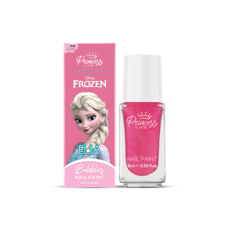 Disney Frozen Princess By Renee Cosmetics Bubbles Nail Paint - Elsa Pink