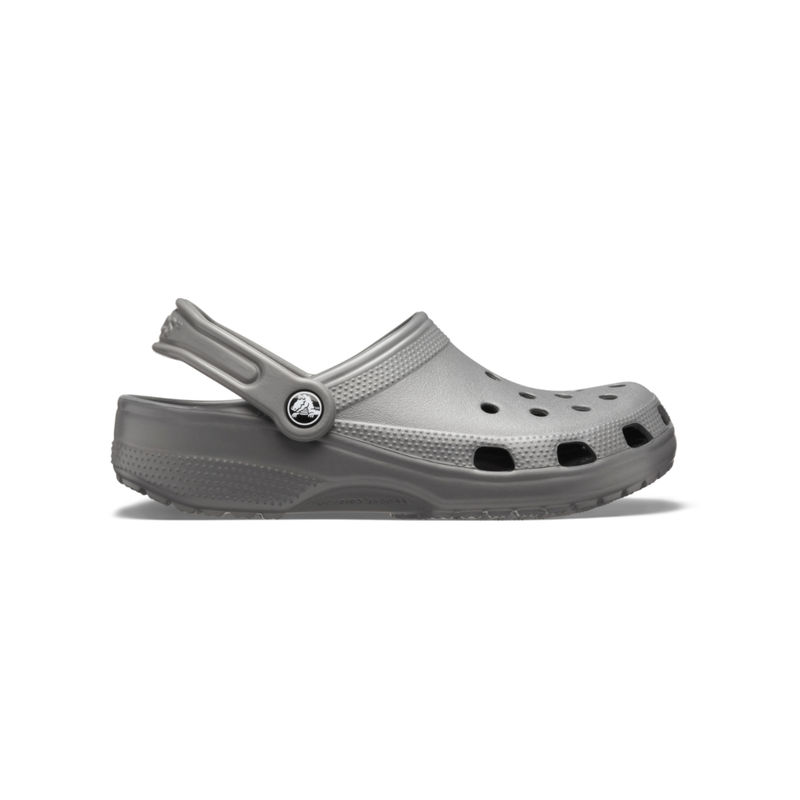 Crocs Unisex CLASSIC Grey Clogs (UK 8)