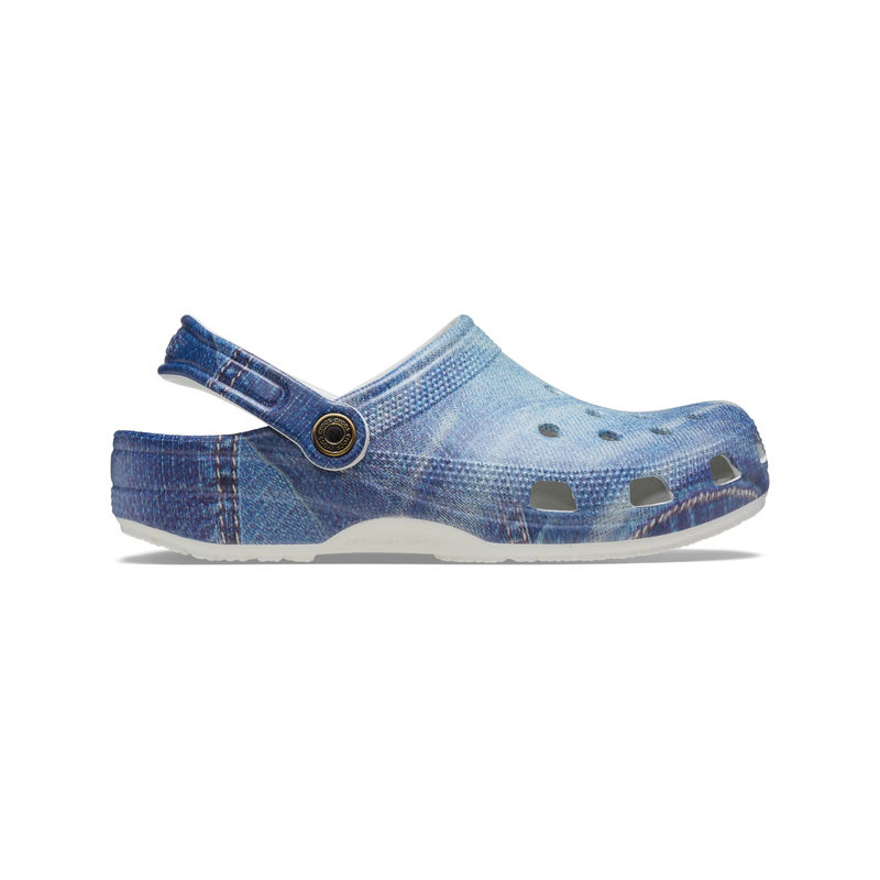 Crocs Unisex CLSDENIMCLG Blue Clogs (UK 5)