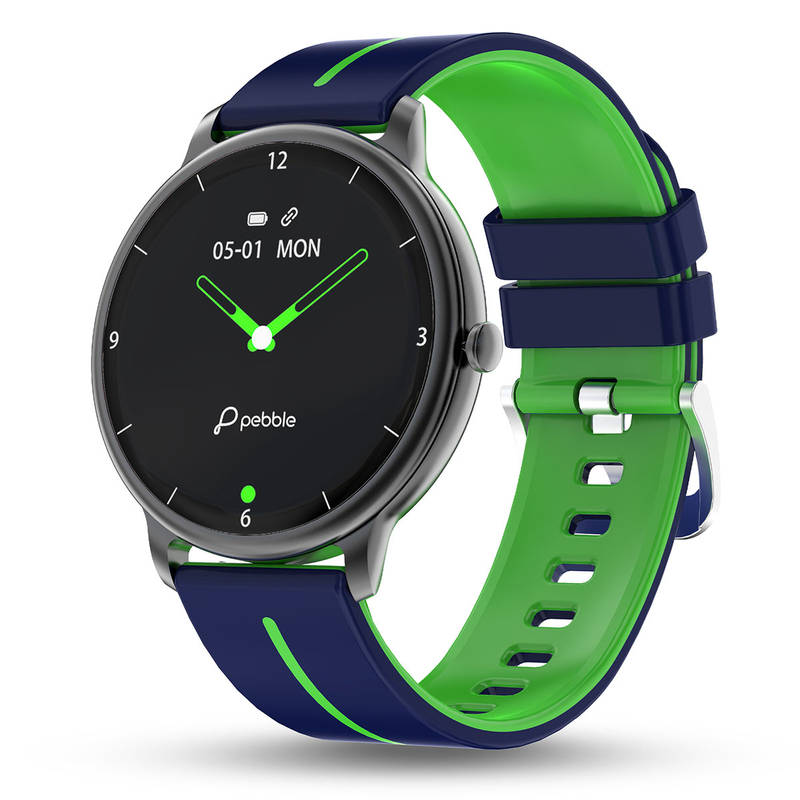 Buy Pebble Magnum 1.43 inch Amoled Tru Bezel Less 700 Nits Smart Watch ...