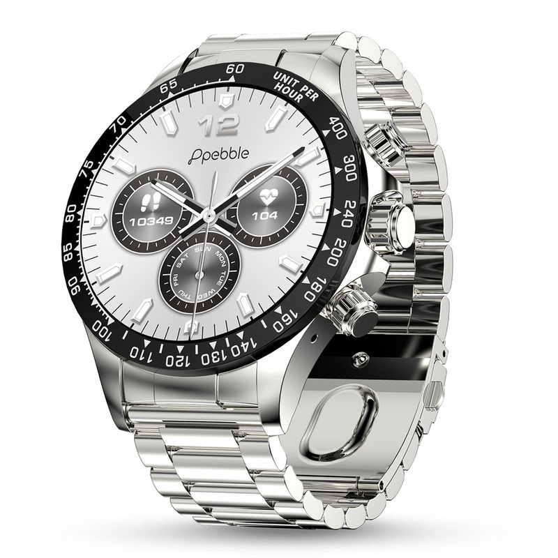 Band Smartwatch G33 Buy Pebble Zenith Inch 600 Nits HD Metal