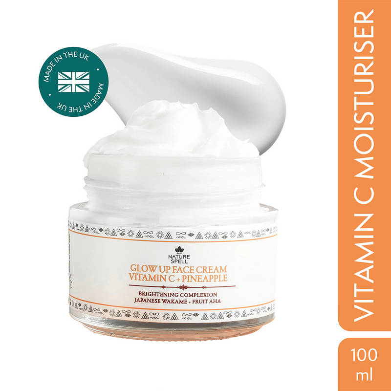 Nature Spell Vitamin C Gesichtscreme – 100 Ml, Aufhellend & Feuchtigkeitsspendend