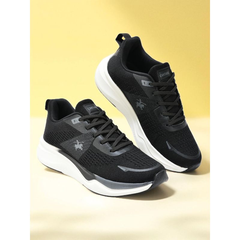 Cantabil Casual Walking Shoes for Men - Black (UK 7)