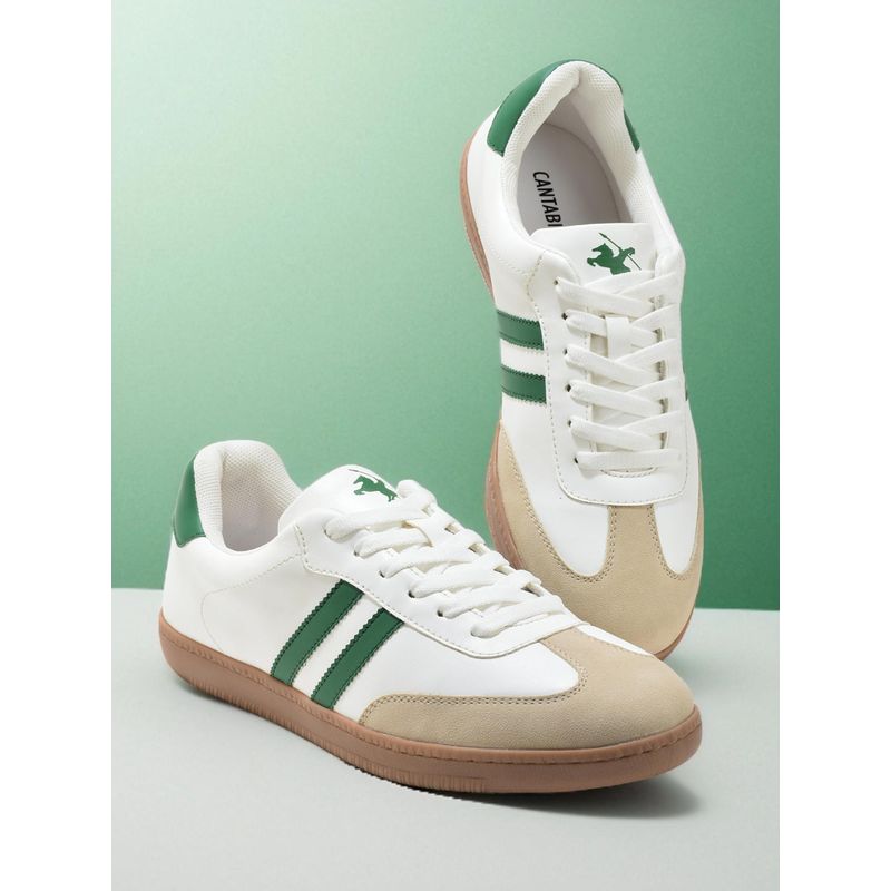 Cantabil Casual Sneaker Shoes for Men - White (UK 10)