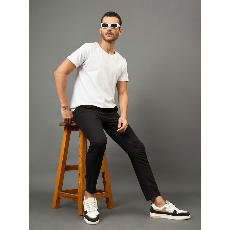 Club York Men Black Casual Trouser (32)