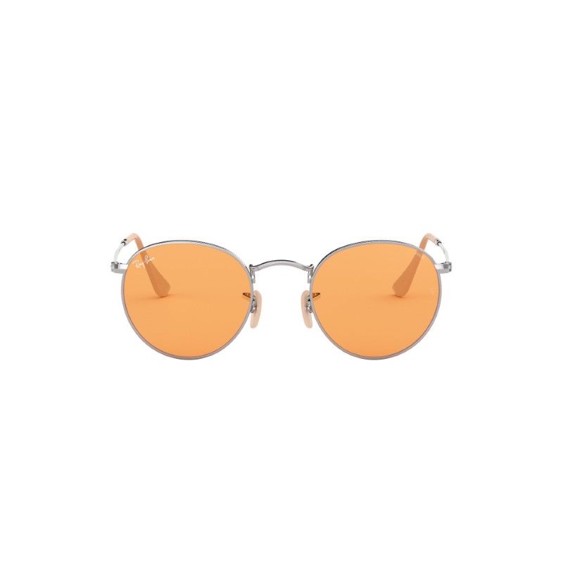 Ray ban round best sale orange