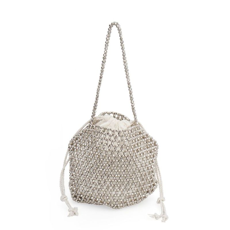Diwaah Silver Party Handbags: Buy Diwaah Silver Party Handbags Online ...