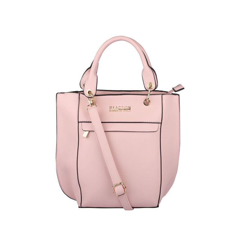 Kenneth Cole Pink Solid Satchel Handbag: Buy Kenneth Cole Pink Solid ...