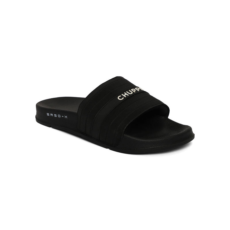 Chupps Bandwidth Sliders Wowomen Casual Sliders Black (UK 4)