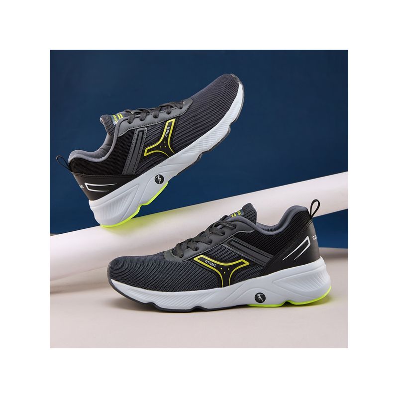 Campus Hurricane Grey Running Shoes (UK 8)