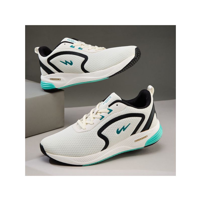 Campus Camp Karl Men's White Running Shoes (UK 9)