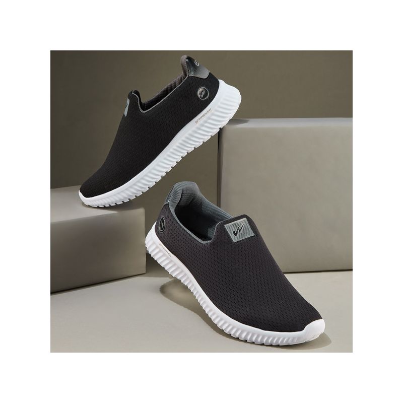 Campus Oxyfit (N) Black Men Casual Shoes (UK 8)