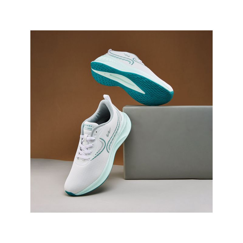 Campus Mens Slake White Sports Shoes (UK 6)