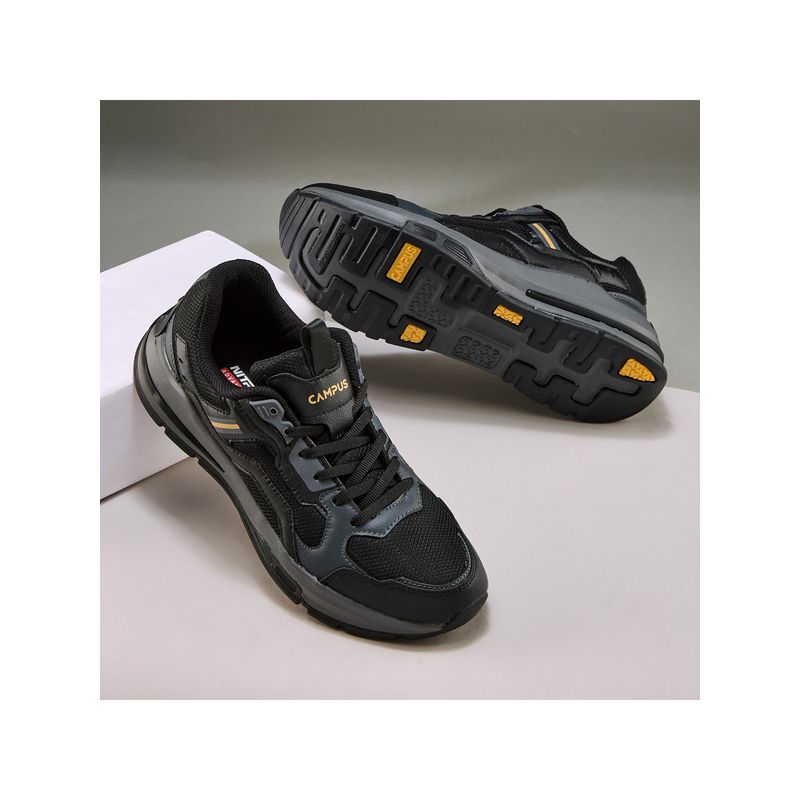 Campus Harmony Men Black Sneakers (UK 8)